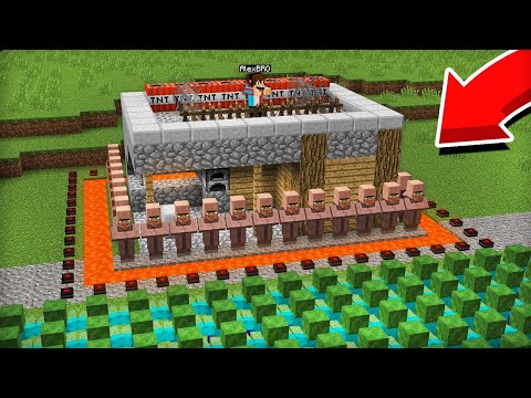10 Security Build Hacks vs Zombies Vs The Villagers Most Secure House in Minecraft