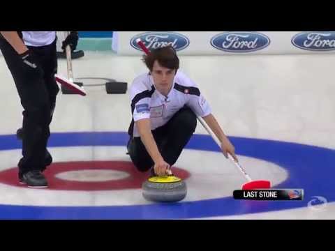 CURLING: SUI-SWE World Men's Chp 2014 - Playoff 3 v 4 - HIGHLIGHTS