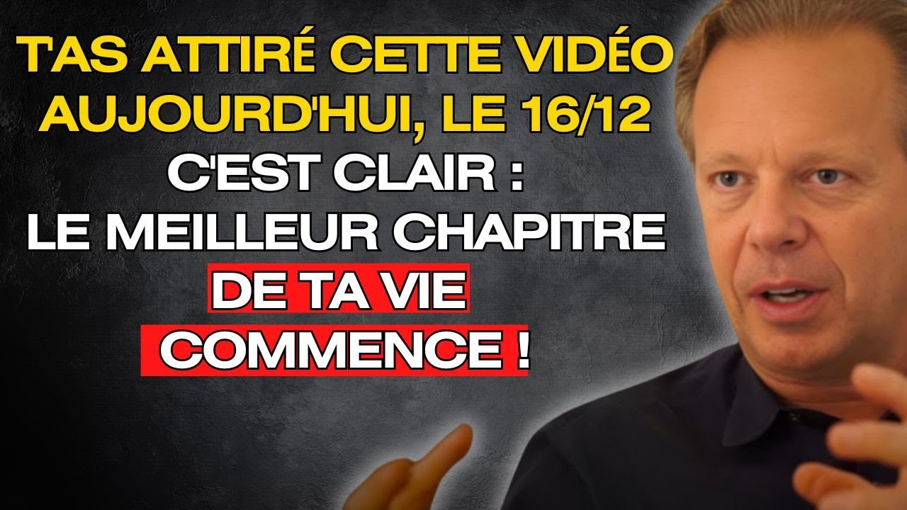 Seulement 1 % attireront cette vidéo (si c’est ton cas, FÉLICITATIONS !) -- Joe Dispenza