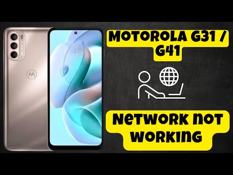 Network not working Motorola G31 / G41 || Network issues || How to solve network issues