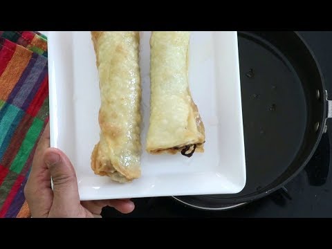Veg Spring Rolls | Vegetables Spring Rolls | Easy & Quick Snack Recipe | Cookery School