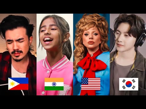 Die With A Smile - Lady Gaga & Bruno Mars : Who sung it better | Top 20 | Cover by 🇮🇳🇮🇩🇵🇭🇰🇷🇧🇩🇮🇹🇨🇦🇲🇾