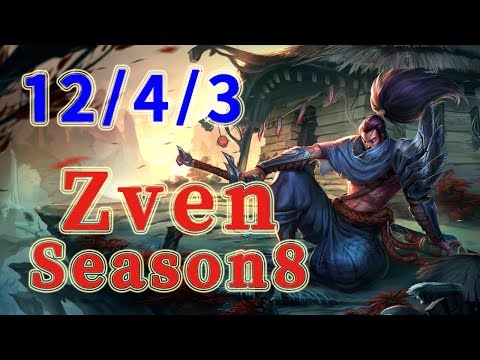 TSM Zven Yasuo Bot vs Ashe Patch 8.13