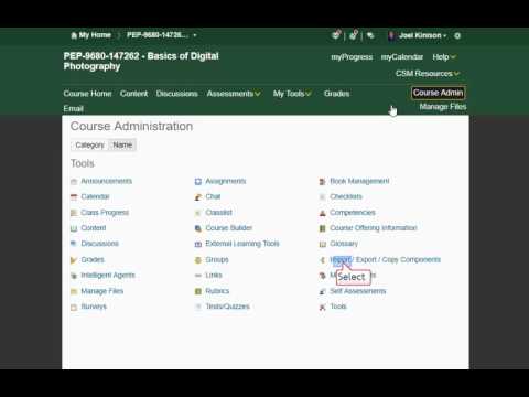 Mylearning Course Copy