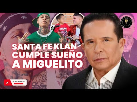 Miguelito was born without arms and Santa Fe Klan fulfills his dream!