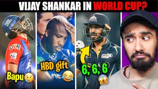 Vijay Shankar WORLD CUP khelke hi rahega 😂 | DC vs SRH & KKR vs GT REVIEW