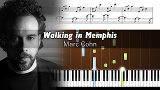 Marc Cohn - Walking in Memphis - Piano Tutorial + SHEETS