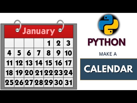 How To Create Calendar In Python Calendar Module In Python Python Tutorialpythontutorial