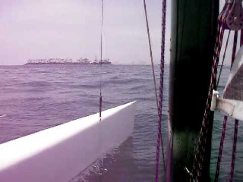 Charlie sailing in Long Beach, Ca. pt 1