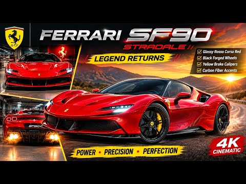 Thumbnail for Ferrari SF90 Stradale Factory Build 🔥 | Complete Manufacturing & Luxury Supercar Transformation | AI by Ferrari SF90 Stradale