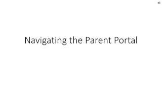 Navigating the WCASD's Parent Portal
