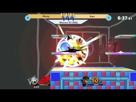 VTT #52: Glacey (Meta Knight) vs Ksev (Snake)