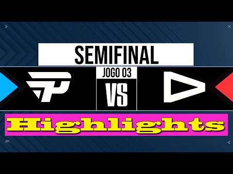 LOUD VS PAIN GAMING JOGO 3 - MD5 | Highlights | Semifinal 2° Split | LLL VS PNG