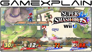 Smash Bros Wii U - Event Mode: Princess Punch-Up! in Skyloft (1080p 60fps Gameplay)