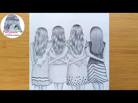 Download How To Draw A Group Of Girls MP3, 3GP, MP4 ...