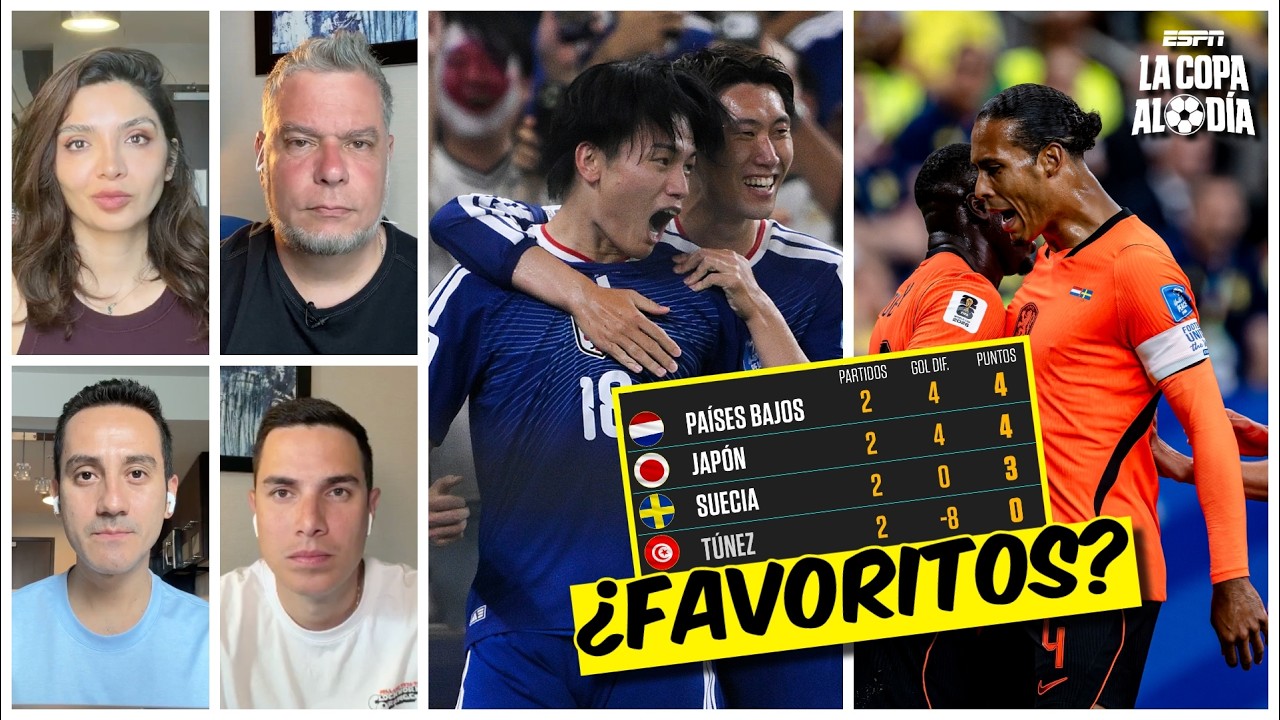 Países BAJOS y JAPÓN GANAN con GOLEADAS, ¿El NUEVO CABALLO NEGRO? | La Copa al Día
