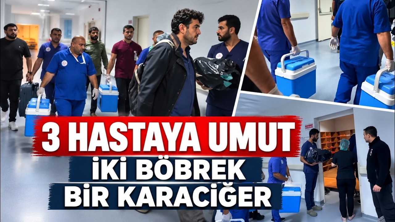 3 hastaya umut olacak bağış: Acılı aile iki böbrek ve karaciğeri bağışladı