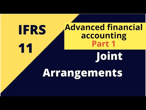 Joint Arrangement  IFRS 11 | Joint operation & joint venture | Advanced financial Accounting  Part 1