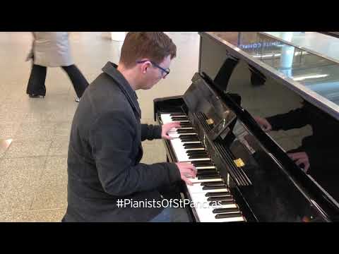 We bump into Jonathan playing the keys at St. Pancras