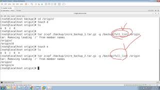 [따라學IT] 09. 백업 및 복구 - tar명령어를 이용한 백업 및 복구 실습