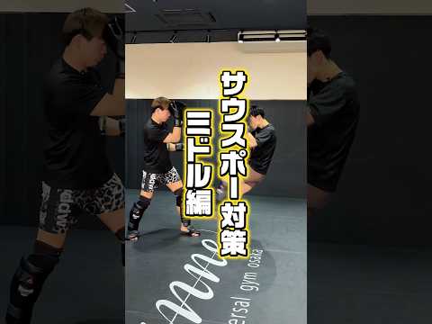 サウスポー対策！ミドル編！#総合格闘技 #rizin #キックボクシングテクニック #キックボクシング #格闘技 #mma #kickboxing