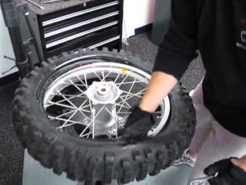 No-Mar Tire Changer - How to change dirt bike tires