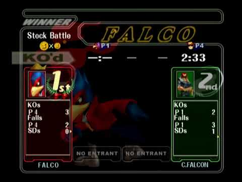 MasterHand 32 LSF - Tapioka(Falco) vs. Nagaimo(C.Falcon,Fox)