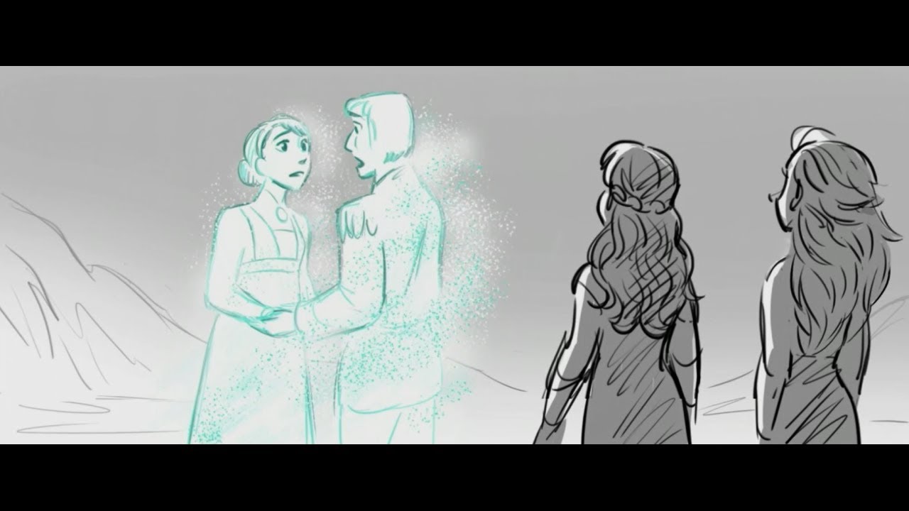Frozen 2: Elsa Reveals The Truth About Her Sister | Deleted Scene | Official Storyboard HD
