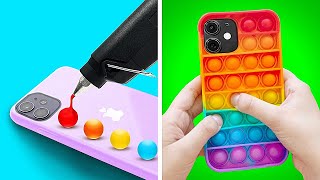 TRENDY TIKTOK PHONE CASE IDEAS | POP IT! | Creative DIYs and Crafts To Try!