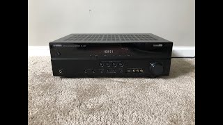 Video thumbnail for Yamaha RX-V367 5.1 HDMI Home Theater Surround Receiver by Audio Electronics