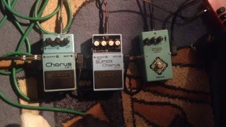 Video thumbnail for Boss CE-3 vs Boss CH-1 vs Yerasov CH-10 Chorus Pedal Comparising by MaxPlaysRiffs
