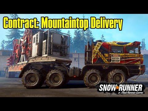 SnowRunner | Mountaintop Delivery | Flooded Foothills - Yukon, Canada