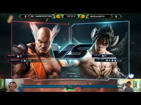 Harry Potter (Heihachi) vs DevilKazuya (Devil Jin) Tekken Emilia Tournament