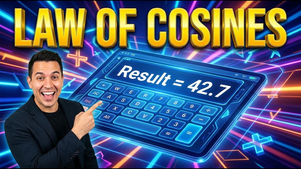 Law Of Cosines Interactive Calculator