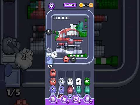 Pixel Flow Level 2540 Walkthrough