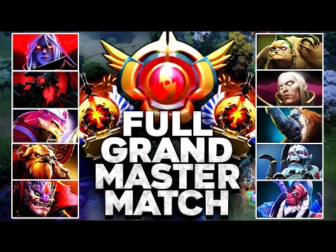 FIRST FULL 10x GRANDMASTER TIER IMMORTAL RANK MATCH IN DOTA 2 HISTORY (New 7.38b Patch)