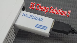 The Wii to HDMI 5$ Cheap Solution in 2022 ! 😁