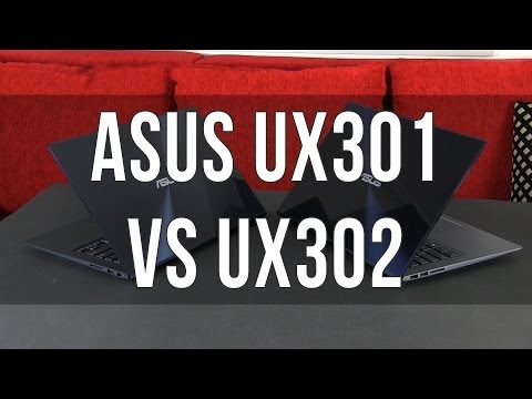 Asus Zenbook UX302LG / UX302 vs UX301LA / UX301 comparison