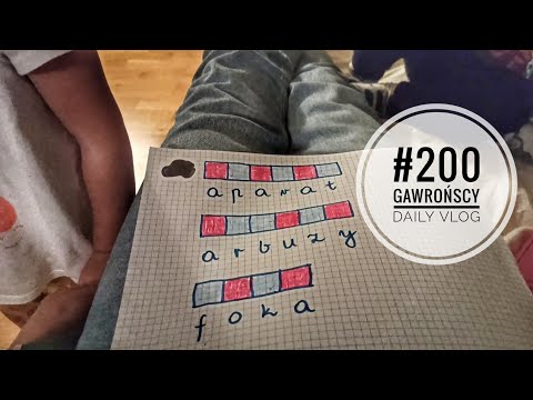 Paweł wyjeżdża - Sopot - nauka z Matyldą - głoskowanie - Przysucha