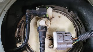 nissan murano fuel pump removal