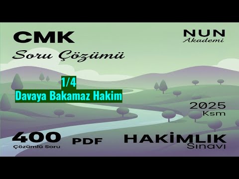 Davaya Bakamaz Hakim | 1/4 Ceza Muhakemesi Hukuku