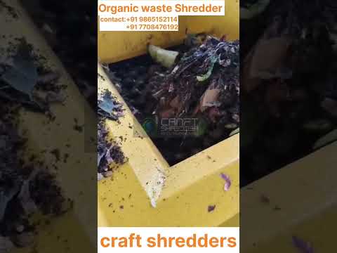 Craft shredders CSD - 415 / 10HP Organic waste shredder /Organic waste Crushing Machine