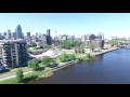 Vue aérienne de Montréal été 2016