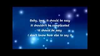 Britney Spears feat. will.i.am - It Should Be Easy (Lyrics)