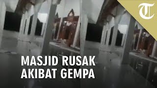 Atap Masjid di Anyer Rusak akibat Gempa 7,4 SR Guncang Banten