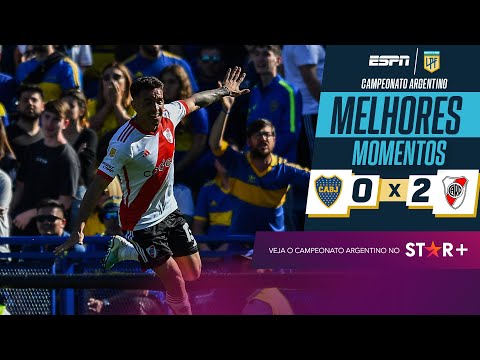 Cavani tem gol anulado, e Boca é derrotado pelo River Plate antes de decisão contra o Palmeiras