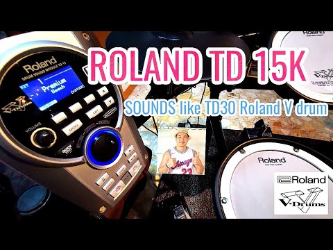 PUNCHY V tour Drum Sound I Roland TD 15k I SUPERNATURAL sound engine
