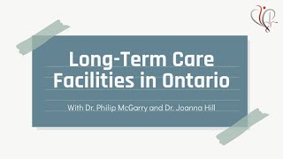 Webinar: Long-Term Care in Ontario (Staying Healthy, Planning Ahead & Making the Right Decision)