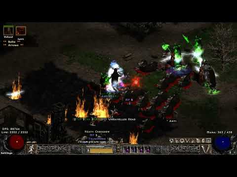 Project Diablo 2, Season 7, Lightning Strike Amazon, Fortified Blood Moon, Gear at start