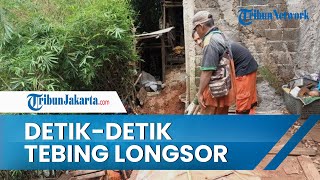 Detik-detik Tebing 10 Meter di Bantaran Kali Cipinang Longsor, Begini Kondisinya